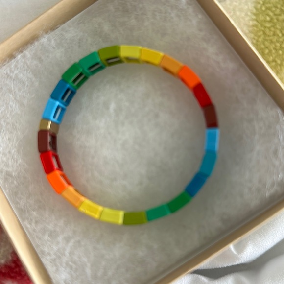 Accessory Concierge Rainbow Bracelet - Tila Tile NWOT in Box - Picture 2 of 9